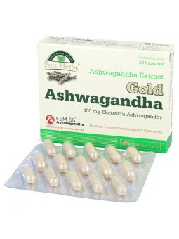 Olimp, Ashwagandha Gold, KSM - 66, 300 mg Ashwagandha Extract, 30 capsules