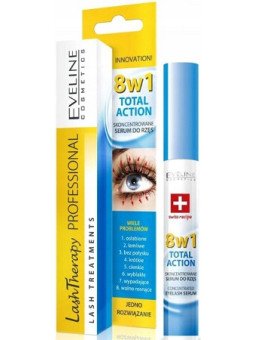 Eveline, Lash Therapy Professional, Concentrated 8in1 eyelash serum, also ideal as a mascara base, 10ml