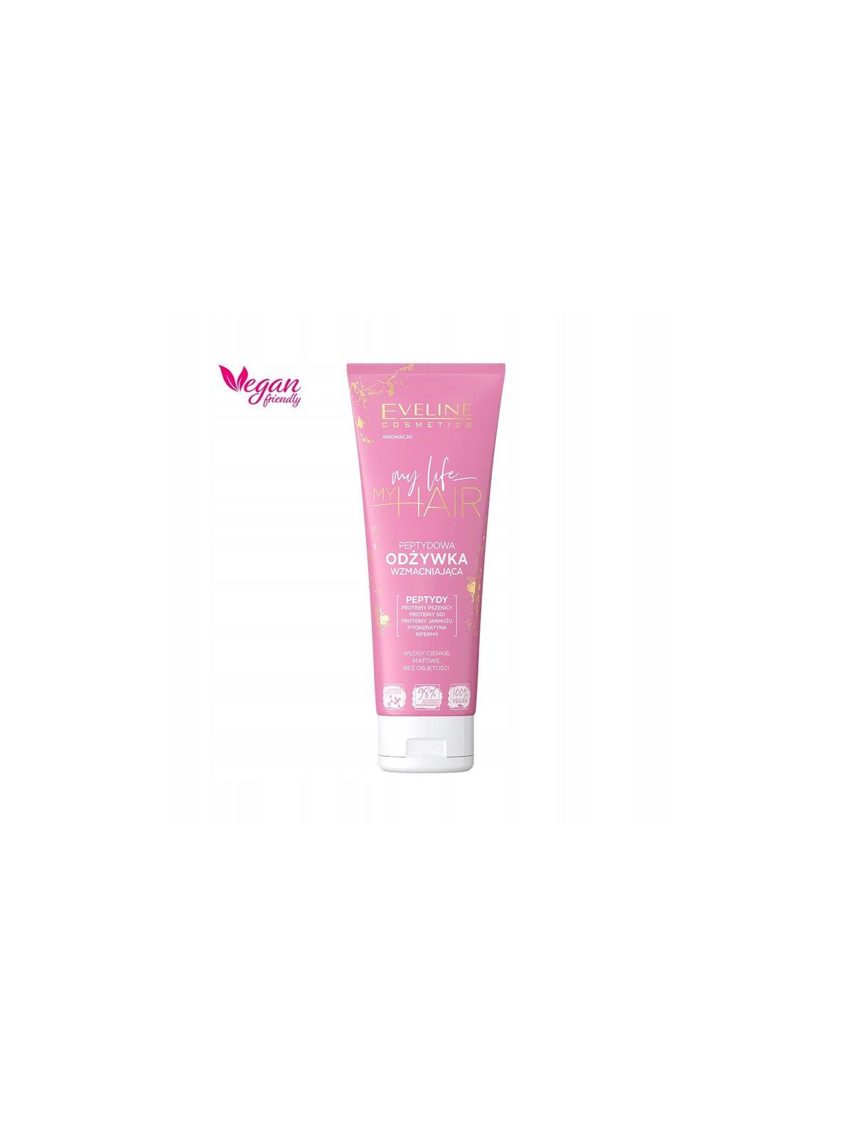 Eveline, My Life My Hair, peptide strengthening conditioner, protein hair conditioner, 250 ml