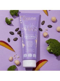 Eveline, My Life My Hair, Peptide Regenerating Conditioner, Emollient Hair Conditioner, 250ml