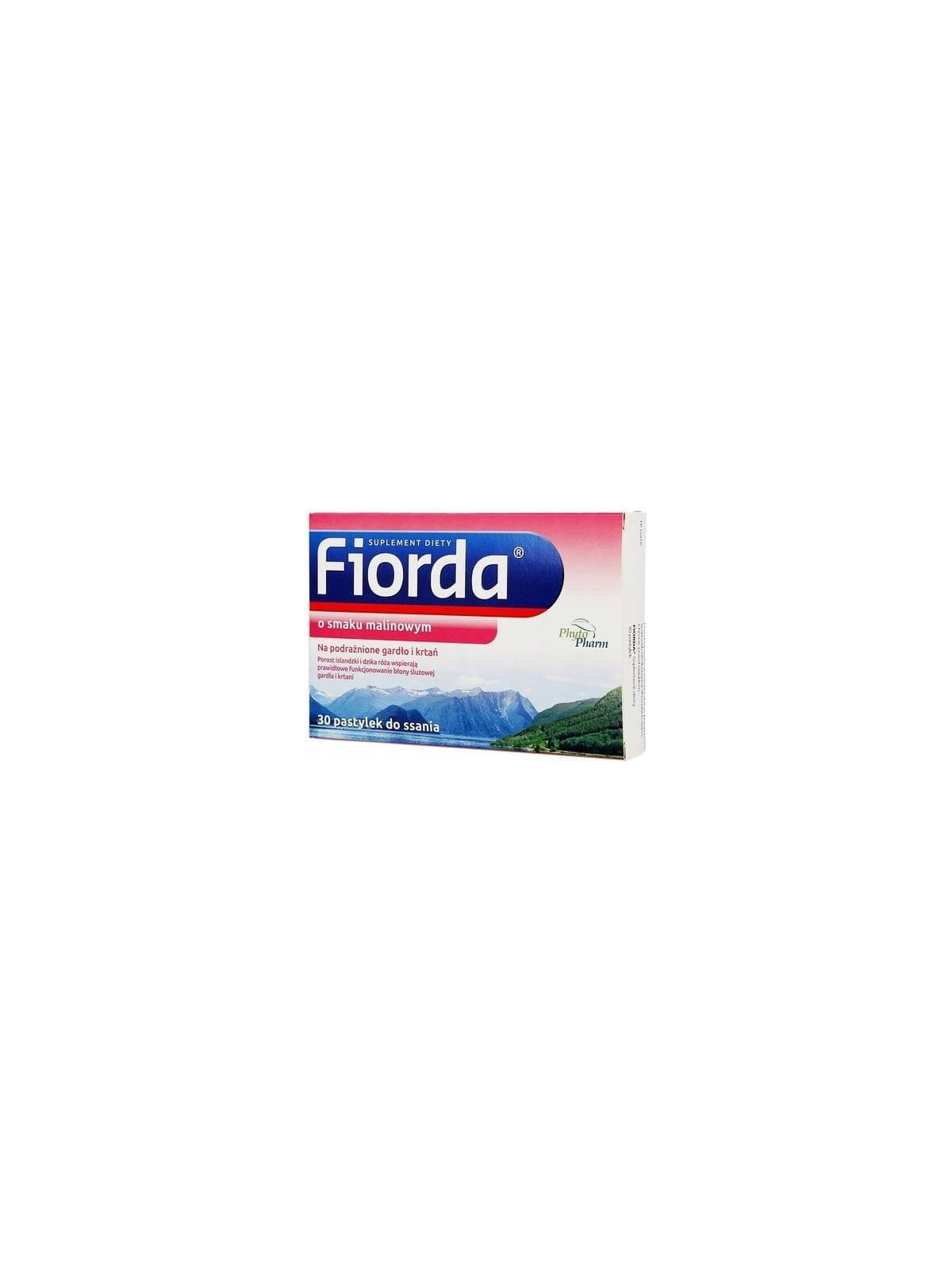 KLEKA, Fiorda raspberry flavor, 30 lozenges