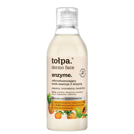 tolpa, dermo face micro-exfoliating tonic-essence 3 enzymes, 200 ml