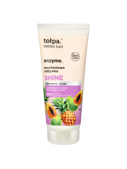 tołpa dermo hair, enzyme. Emollient hair conditioner - SHINE - Nourishment + Shine, 200 ml