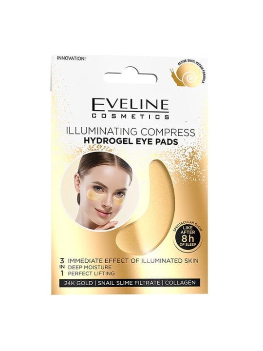 Eveline Hydrogel Eye Patches – Brightening Compress, Moisturizing and Fatigue Reduction