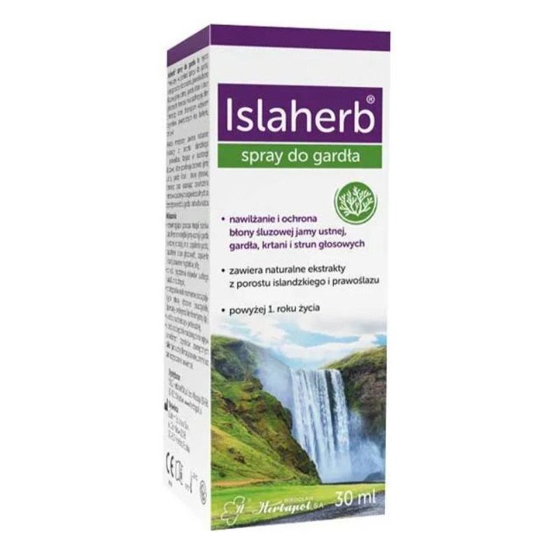 Islaherb throat hoarseness spray. Throat spray with natural ingredien