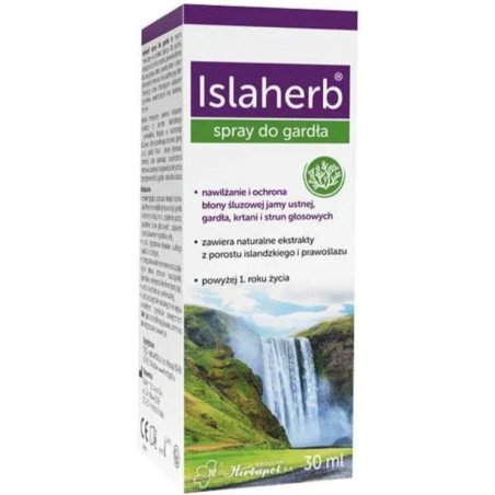 Islaherb throat hoarseness spray. Throat spray with natural ingredien