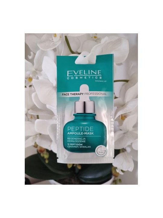 Eveline Face Therapy Professional Peptide Ampoule-Regenerative Mask 8ml – Renewal for Gray and Tired Skin