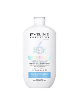 Eveline 6 Ceramides Deeply Moisturizing Emollient Body Cream 350ml – Protection, Moisturizing and Regeneration