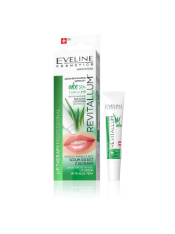 Eveline Revitallum Moisturizing Lip Serum with 50% Aloe 8ml – Intensive Regeneration and Moisturizing