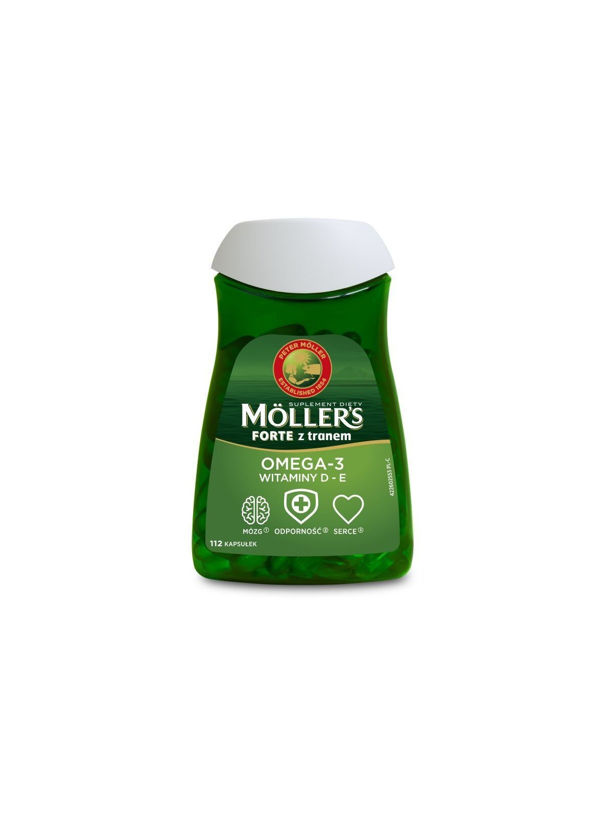 MOLLERS, Forte with fish Oil, 112 capsules