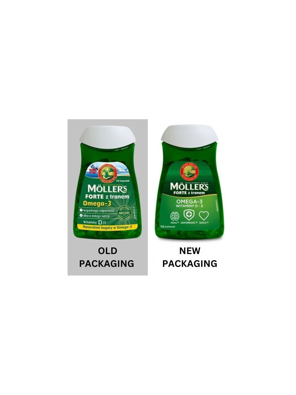 MOLLERS, Forte with fish Oil, 112 capsules