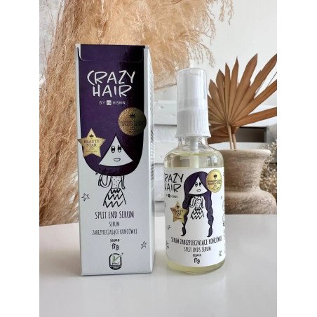 Crazy Hair by HiSkin Serum na Rozdwojone i Suche Końcówki Figa 50ml – Intensywna Regeneracja i Ochrona