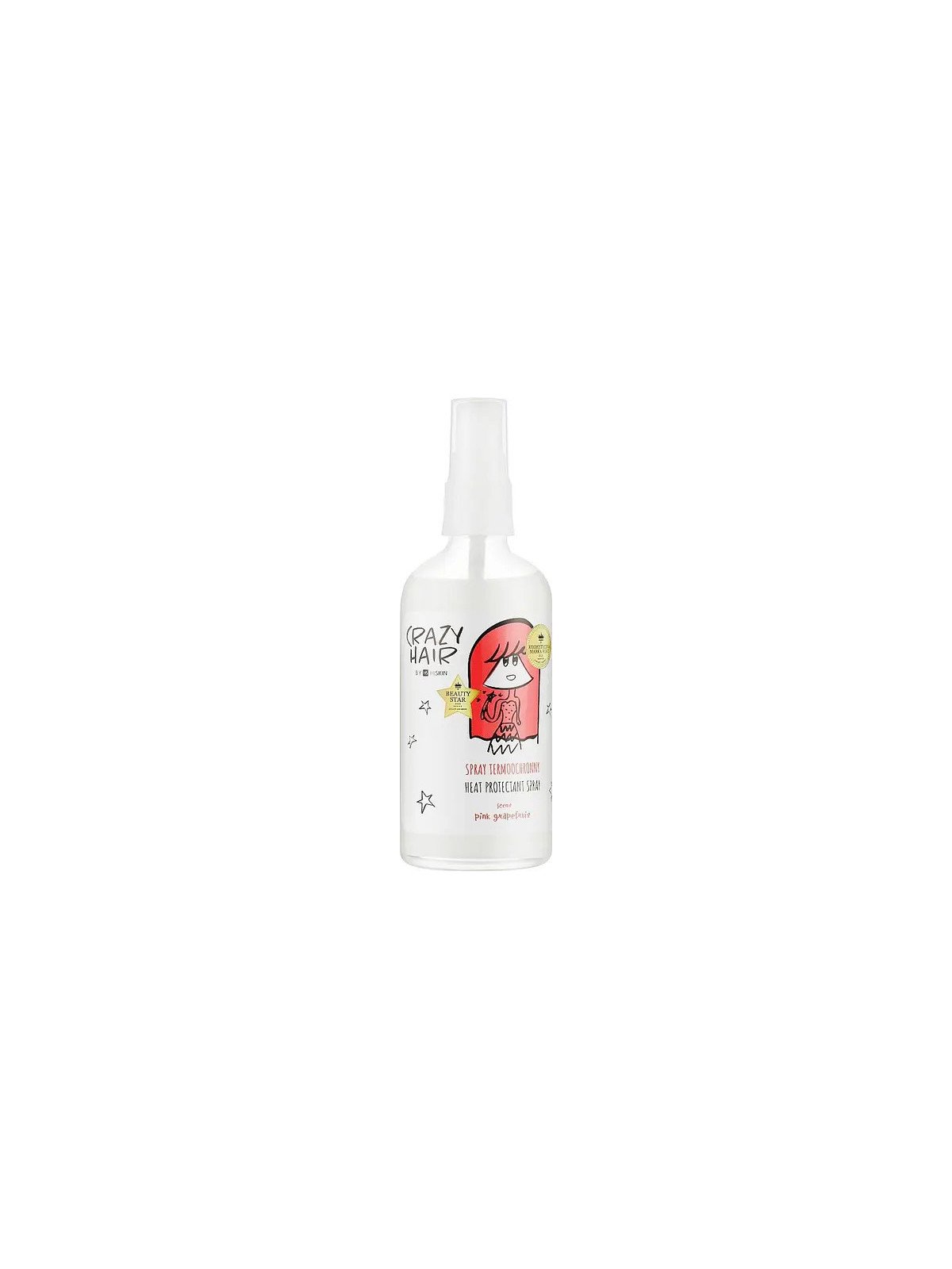 Crazy Hair by HiSkin Hair Spray Heat Protection Pink Grapefruit 100ml – Ochrona Termiczna i Odświeżenie Włosów