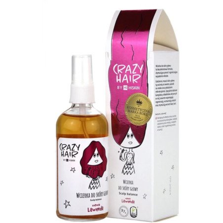 Crazy Hair by HiSkin Wcierka do Skóry Głowy Lawenda 100ml – Bezalkoholowa Pielęgnacja i Wzmocnienie Włosów