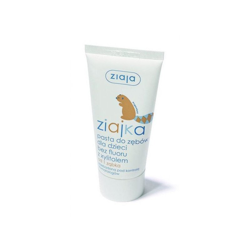 Ziaja, Ziajka, Fluoride-free Toothpaste for Children with Xylitol, 50ml