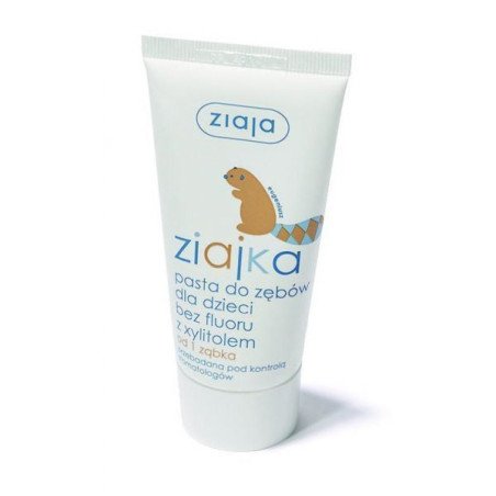 Ziaja, Ziajka, Fluoride-free Toothpaste for Children with Xylitol, 50ml