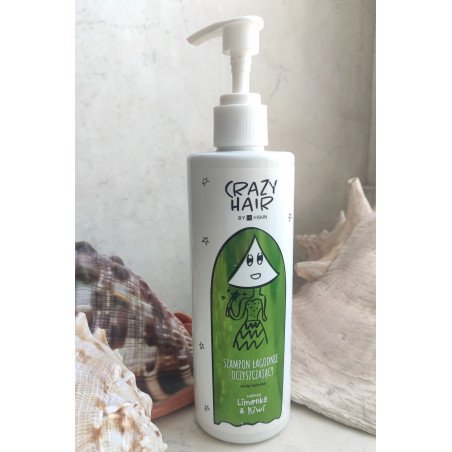 Crazy Hair by HiSkin Gentle Cleansing Shampoo Lime and Kiwi 300ml – Refreshment and Lightness for Every Day