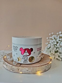 Crazy Hair by HiSkin Raspberry Jelly for Laminating High Porosity Hair 300ml – Smoothing, Shine and Protection