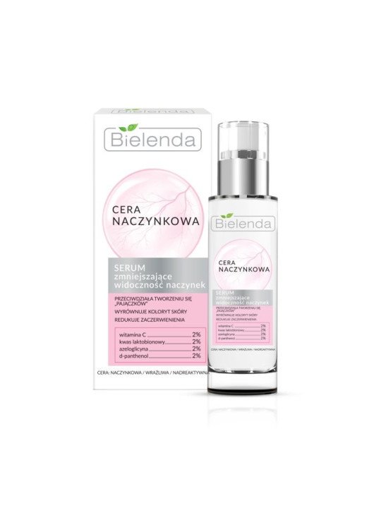 Bielenda Capillary Skin Serum 30ml – Reducing the Visibility of Capillaries, Strengthening and Soothing Sensitive Skin